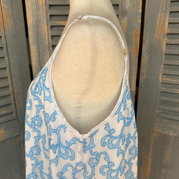 Lilly Pulitzer Amerie Embroidered Midi Dress Flamingle Sz XL - Picture 9 of 14